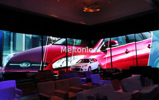 Graphic P7.62mm Indoor LED Advertising Screen Rental , LED Stage Display